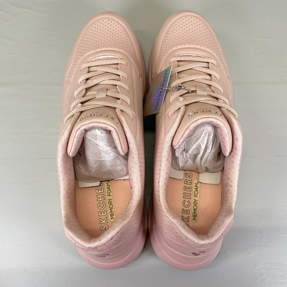 Skechers Uno Lite Walking Shoes Womens Size 11 Pink Athletic Running Sneakers - Picture 8 of 10